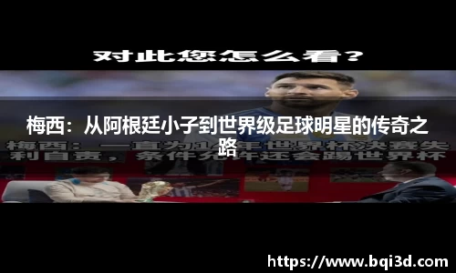 梅西：从阿根廷小子到世界级足球明星的传奇之路